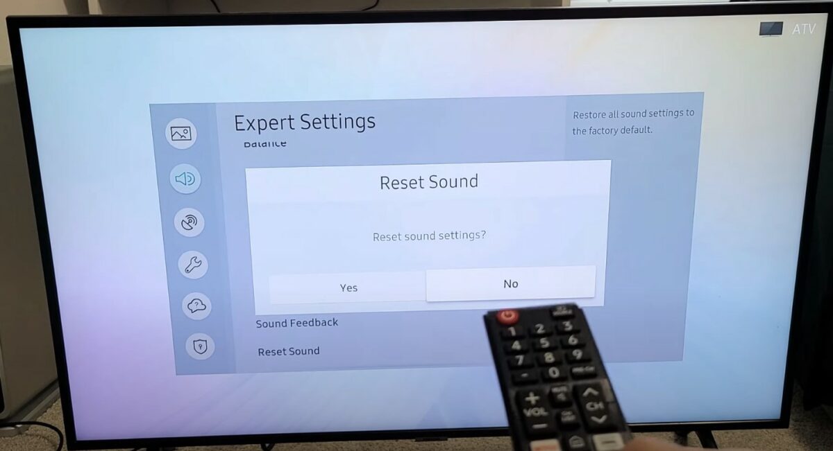 Samsung TV No Sound