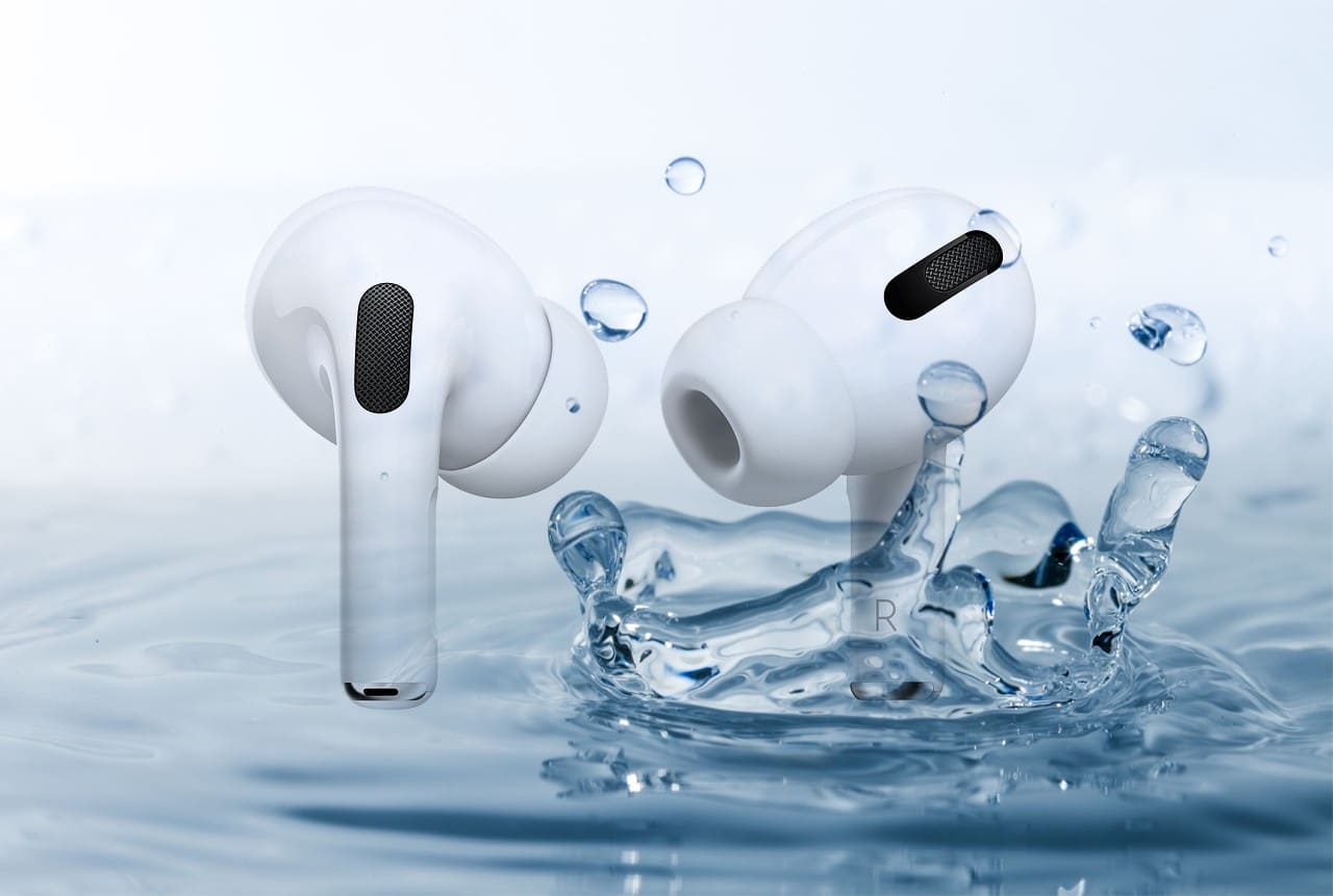 AirPods dropped in water